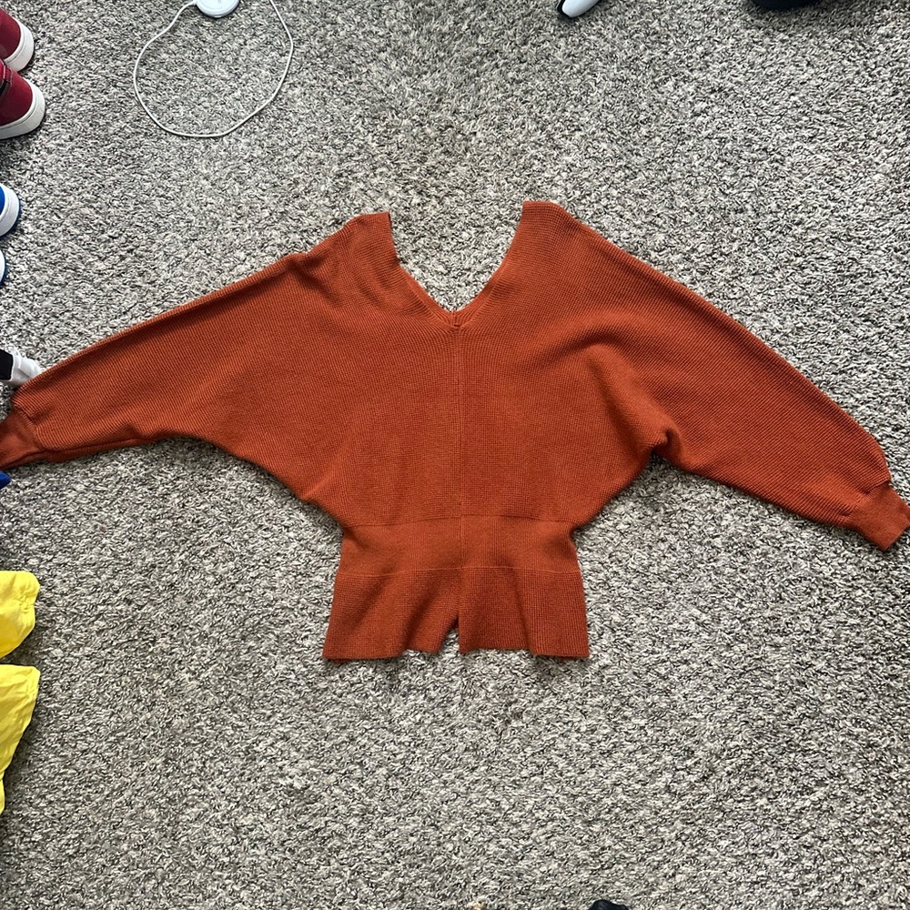 Rust Orange Women's Sweater